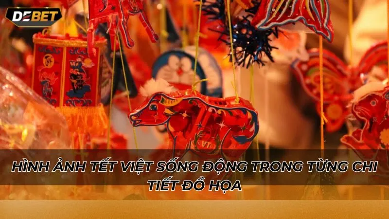 Hình ảnh Tết Việt sống động trong từng chi tiết đồ họa