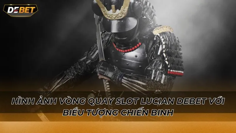 Hình ảnh vòng quay slot Lucian Debet với biểu tượng chiến binh
